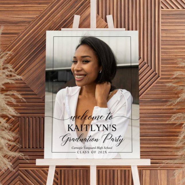 Script Graduation Party Welcome Sign  (Creator Uploaded)