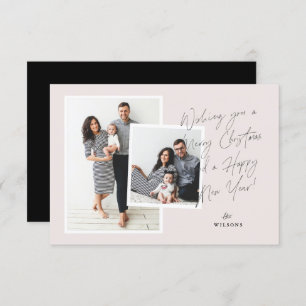 Script Handwriting Holiday Card