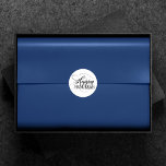 Script Hanukkah Black White Modern Fancy Hand Seal<br><div class="desc">Minimal classic black Bar/Bat Mitzvah and Hanukkah modern Star of David against a solid background creates an elegant,  sophisticated design. For other coordinating colors or matching products,  visit JustFharryn @ Zazzle.com or contact the designer,  c/o Fharryn@yahoo.com  All rights reserved. #zazzlemade #christmasdecor</div>