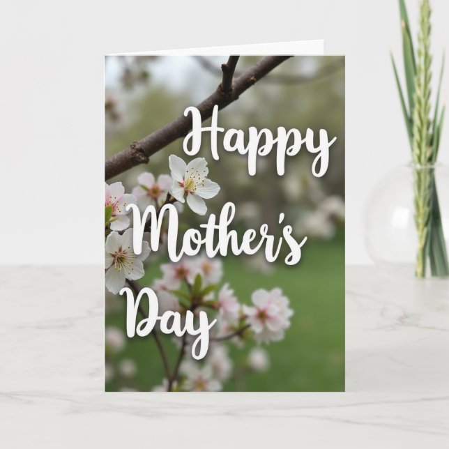 Script Happy Mothers Day Card (Front)