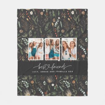 Personalized Best Friends Fleece Throw Blanket/Quilt - Gift Idea For Best Friends - We Are More Than Friends We Are Like A Really Small Gang