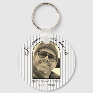 Script In Loving Memory Keepsake Keychain