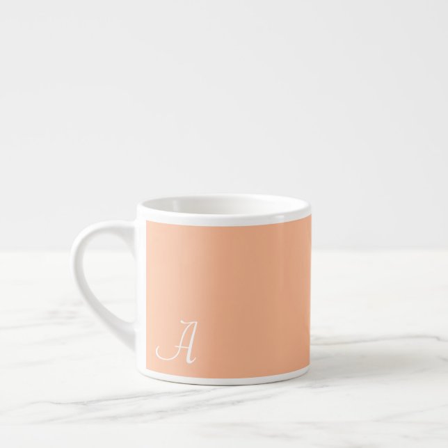 Script Letter Espresso Mug (Left)