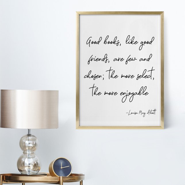 Script Lettering Friendship Quote Art Poster (Creator Uploaded)