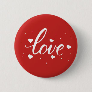 Script Love Hearts Button