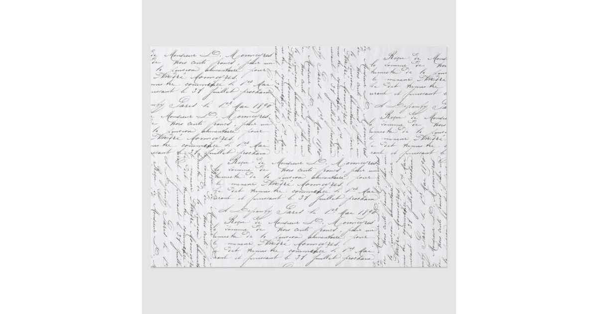 Script Love Tissue Paper | Zazzle