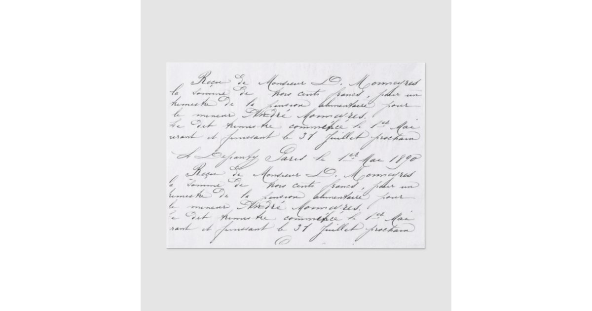 Script Love!! Tissue Paper | Zazzle