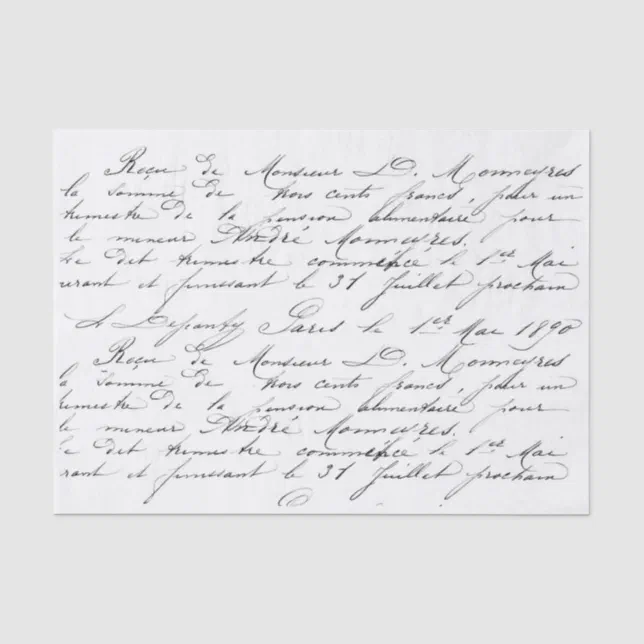 Script Love!! Tissue Paper | Zazzle