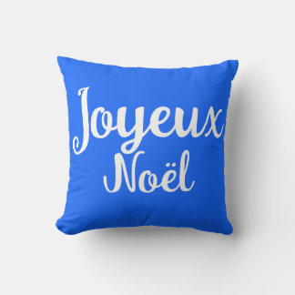 Script Merry Christmas Throw Pillow
