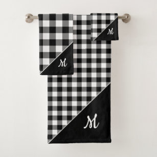 HGOD DESIGNS Bath Towel Plaid,Red Buffalo Check Tartan and Gingham Patterns Bath Towel Throw Blanket Beach Towel 64 Lx32 W