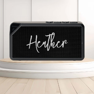 Script Monogram Name Personalized Bluetooth Speaker