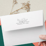 Script Mr Mrs Name Return Address  Self-inking Stamp<br><div class="desc">Script Mr Mrs Name Return Address. Mr and Mrs is in a set elegant handwriting style and the rest of the text you can easily personalise with your details.</div>