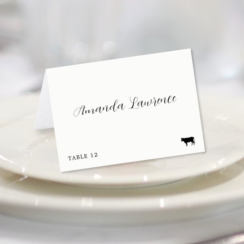 Script Name Beef Meal Option Place Card