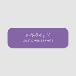Script Name Business Employee Custom Any Color Tag