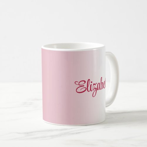 Script Name Elegant Trend Color Viva Magenta Coffee Mug