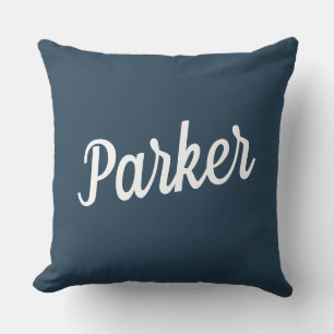 Script Name Kids Bedroom Playroom Nursery Throw Pillow