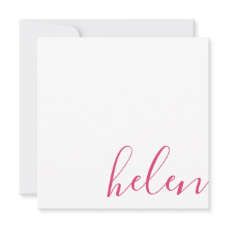 Script Name Note Card