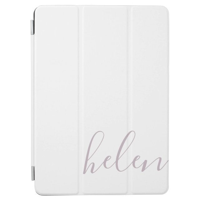 Script Name Personalized Elegant Dusty Purple iPad Air Cover (Front)
