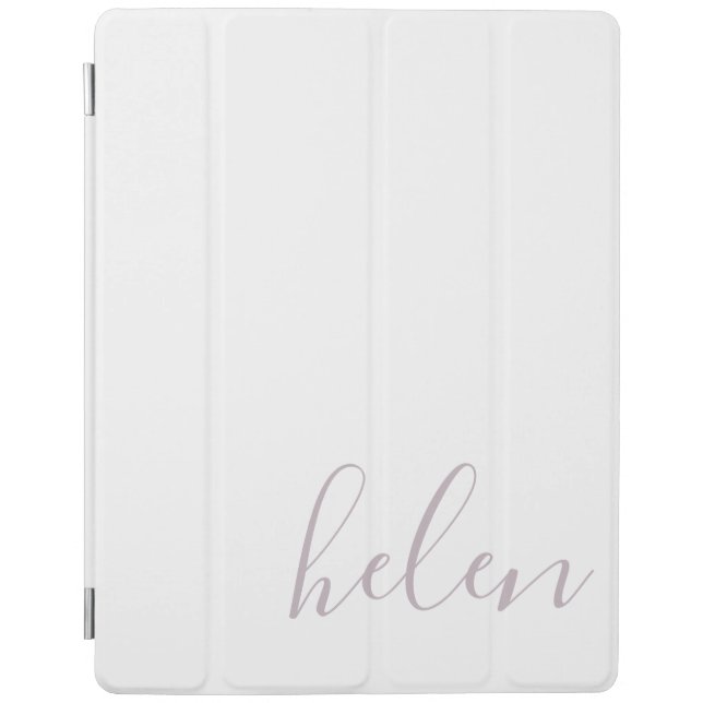 Script Name Personalized Elegant Dusty Purple iPad Air Cover (Front)