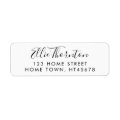 Script Name Return Address Label | Zazzle
