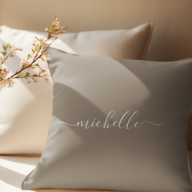 Script Name Throw Pillow (Creator Uploaded)