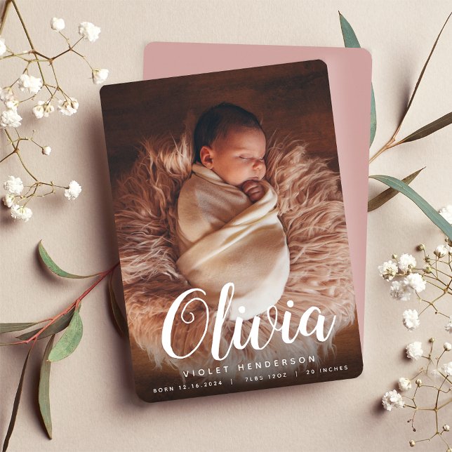 Script Name | Vertical Photo Birth Announcement (Creator Uploaded)