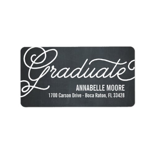 Script Overlay Graduation Labels _ Chalkboard