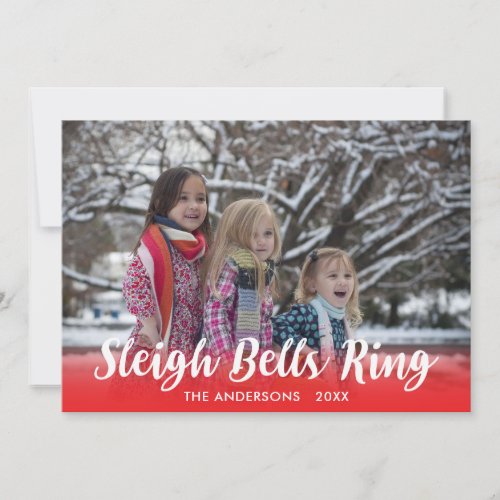 Script Overlay Sleigh Bells Ring Holiday Template