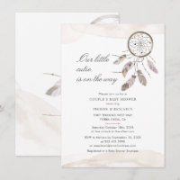 Script Pastel Couples Baby Shower Dream Catcher