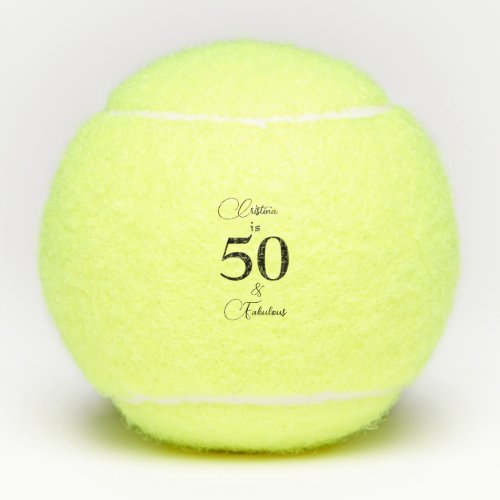 Script Personalized 50  Fabulous Tennis Ball
