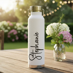 Script Personalized Name Water Bottle