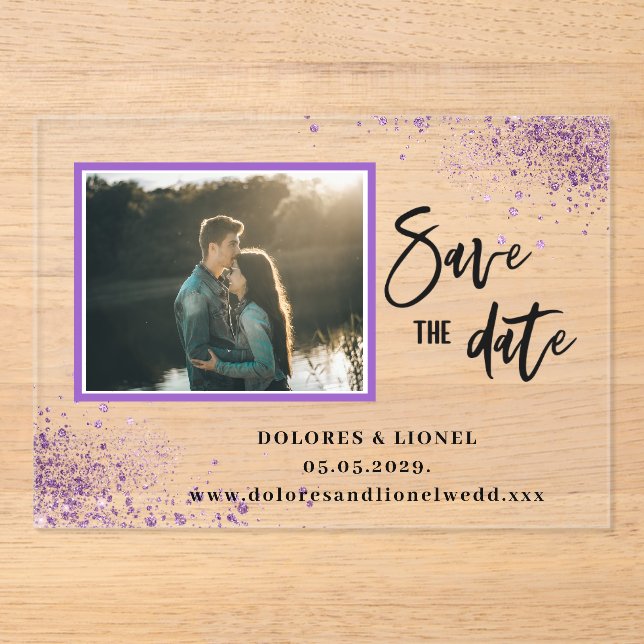 Script Photo Save the date  (Front)