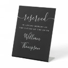 Script Reserved Father Of The Bride Memorial