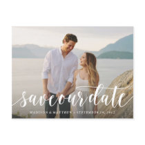 Script Save the Date Postcard Script Save the Date Postcard