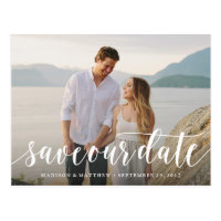 Script Save the Date Postcard