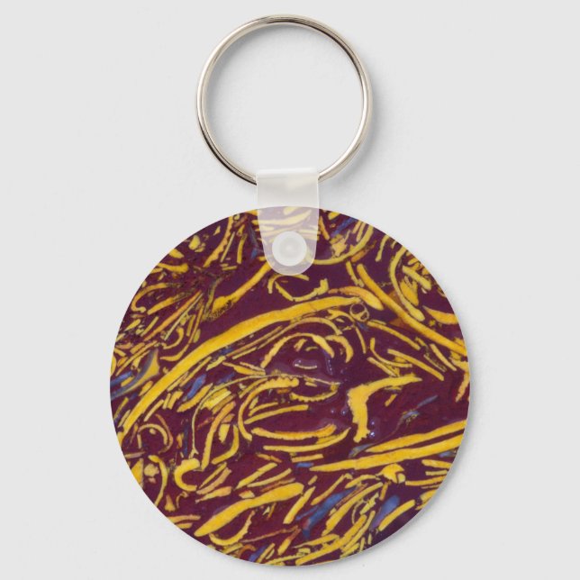 Script Stone Keychain (Front)