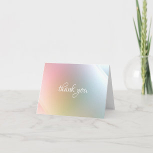 Script Thank You Modern Abstract Colorful Template