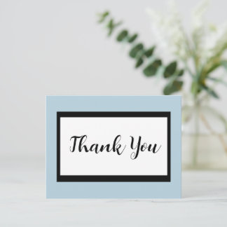 Script Thank You Postcard