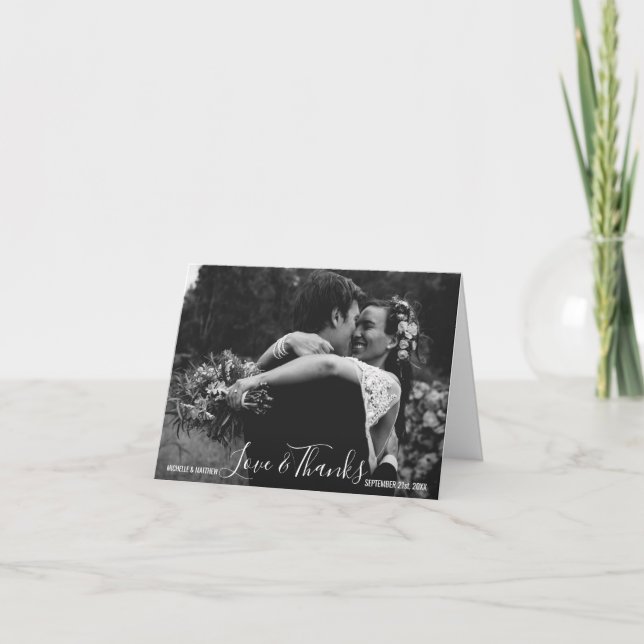 Script THANK YOU wedding anniversary | Add PHOTO (Front)