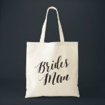 Script Tote | Brides Man<br><div class="desc">Script tote that says "Bridesman"</div>
