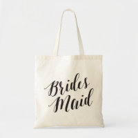 Script Tote | Bridesmaid