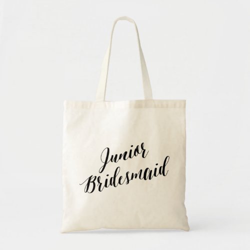 Script Tote  Junior Bridesmaid