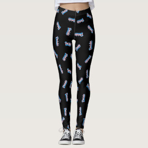Script Transgender Pride Leggings