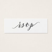 Script Typography | Wedding RSVP Online Card (Front)