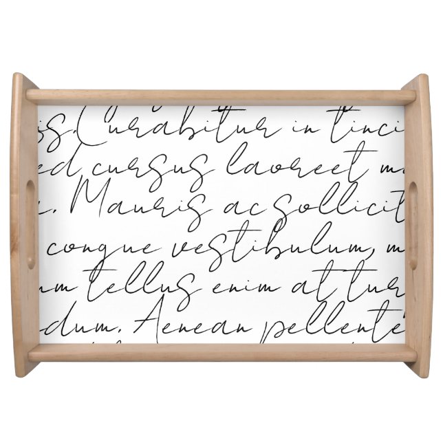 Script Wedding Vows Song Lyrics Charcuterie Board Serving Tray (Front)