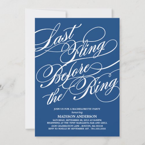 SCRIPTED | BACHELORETTE PARTY INVITATION