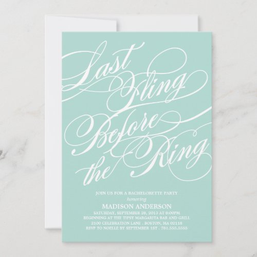 SCRIPTED | BACHELORETTE PARTY INVITATION