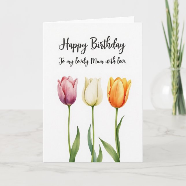 Scripted Birthday Bloom Card (Front)