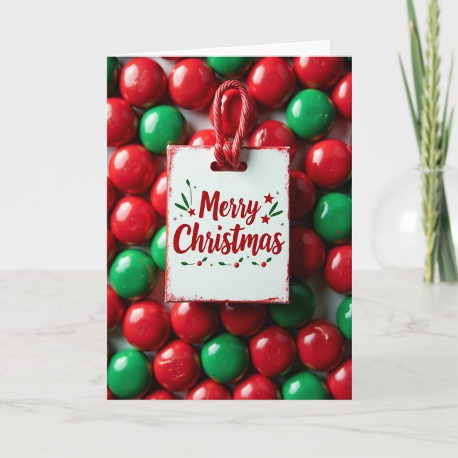 Scripted Merry Christmas Card (Front)