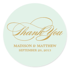 SCRIPTED | WEDDING THANK YOU FAVOR LABEL
